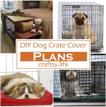 DIY Dog Crate Cover Plans 1