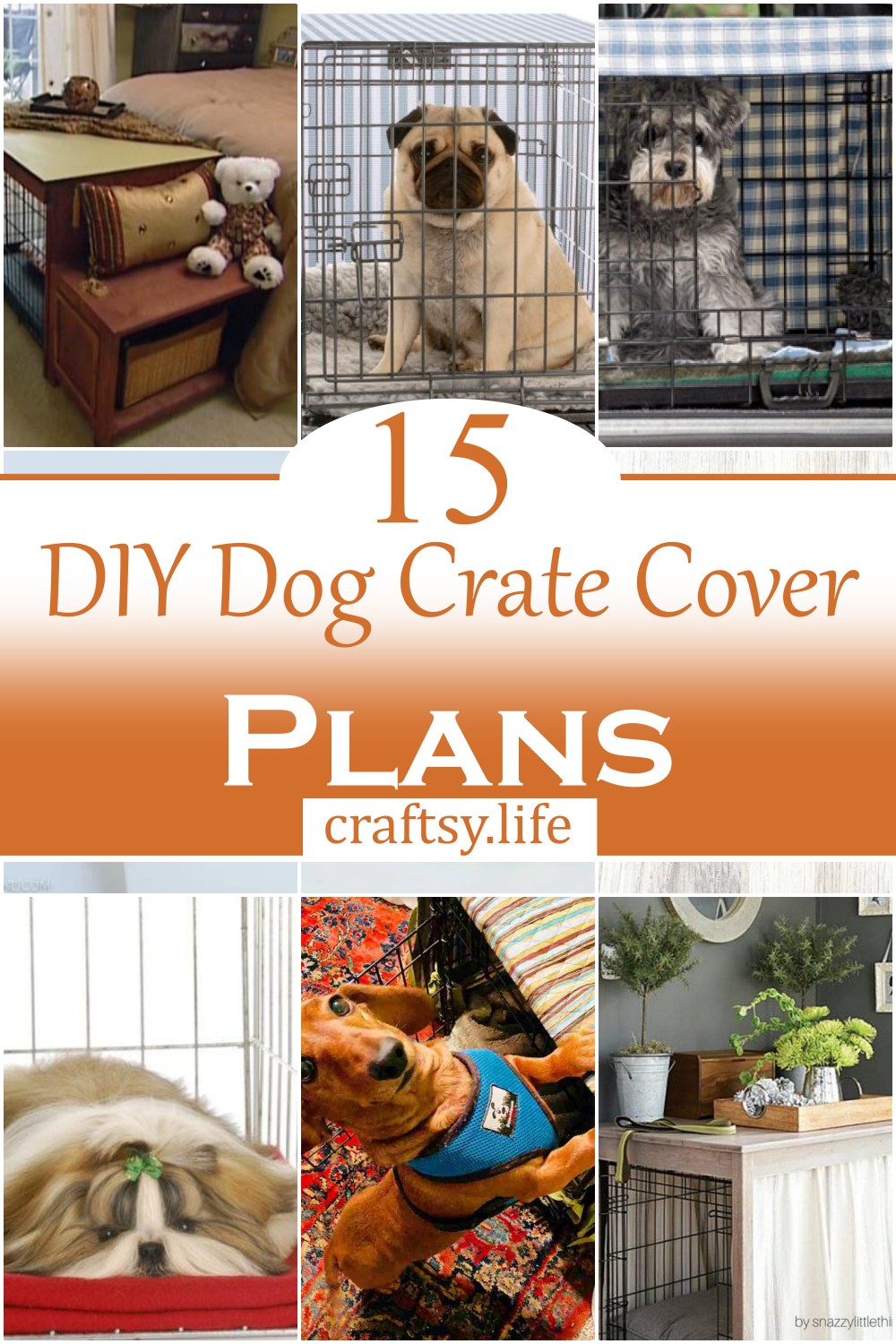 DIY Dog Crate Cover Plans