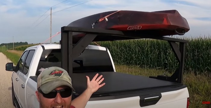 DIY Kayak Rack For My Truck For Less Than $20