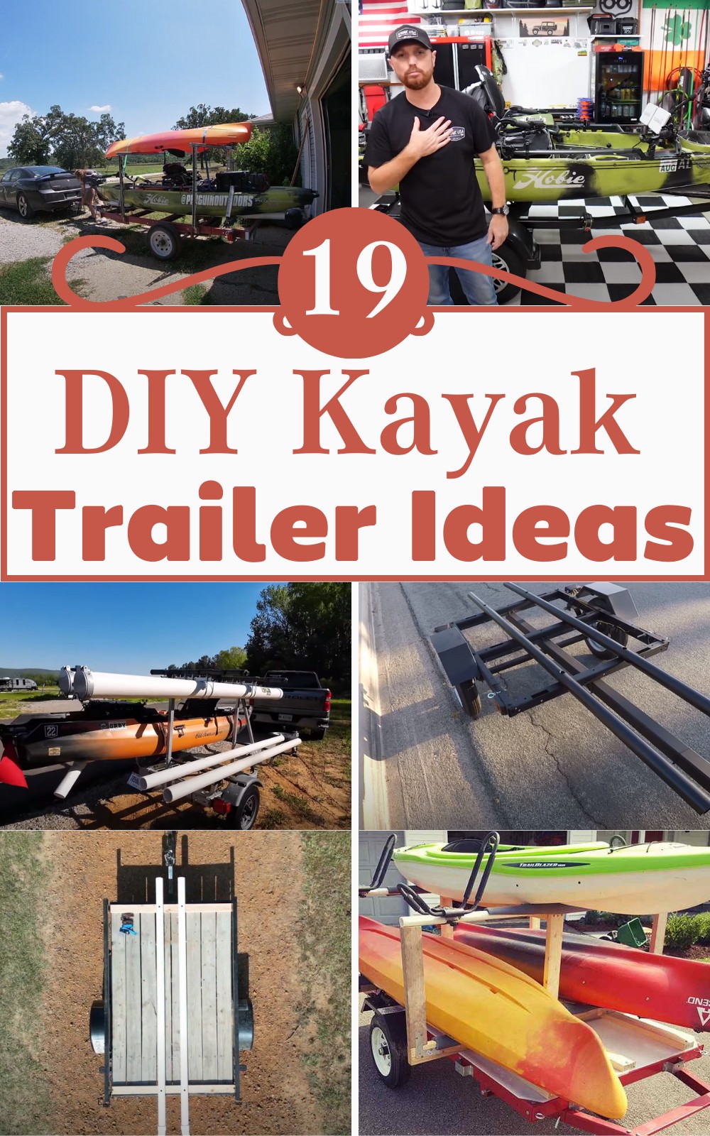 DIY Kayak Trailer Ideas 1