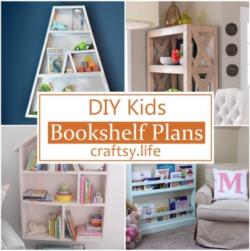 DIY Kids Bookshelf Plans