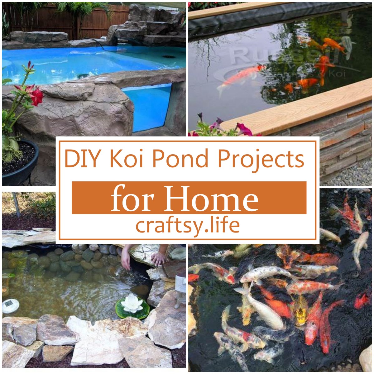 DIY Koi Pond Projects For Home