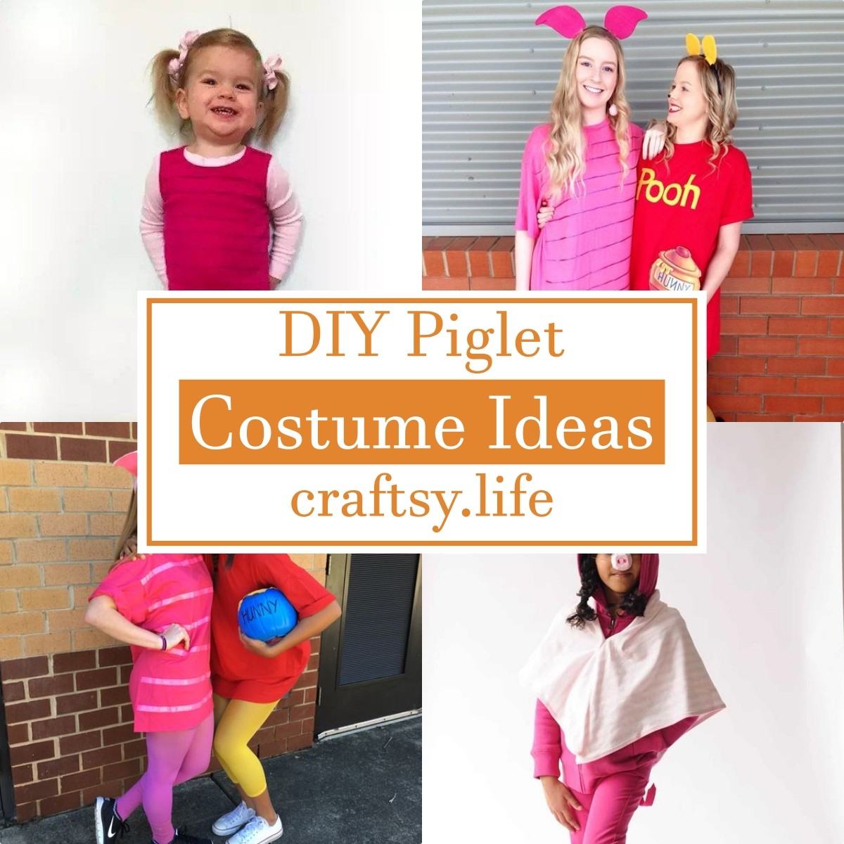 DIY Piglet Costume Ideas