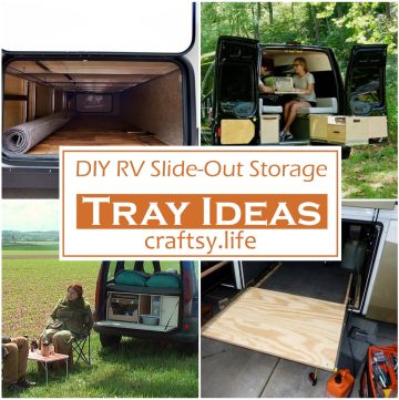 DIY RV Slide-Out Storage Tray Ideas 1