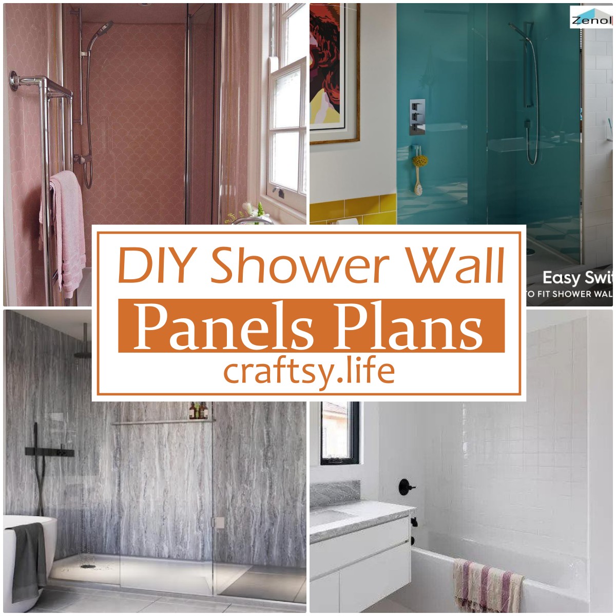 DIY Shower Wall Panels Plans 1