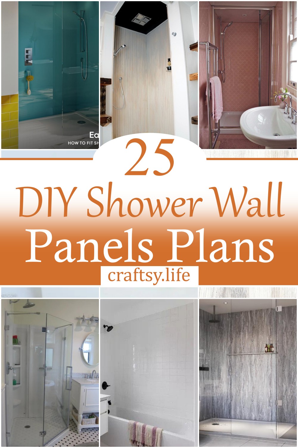 DIY Shower Wall Panels Plans