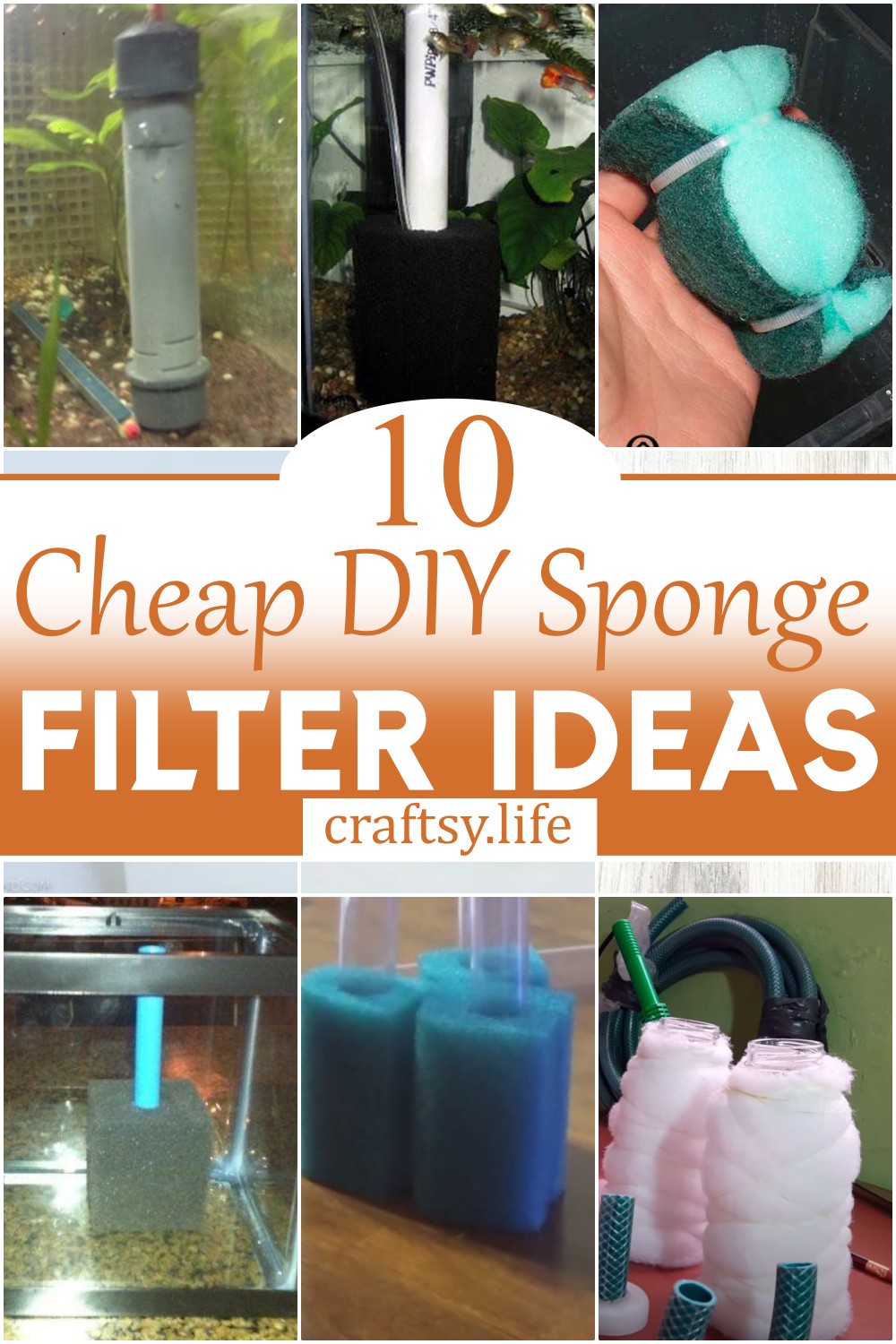 DIY Sponge Filter Ideas