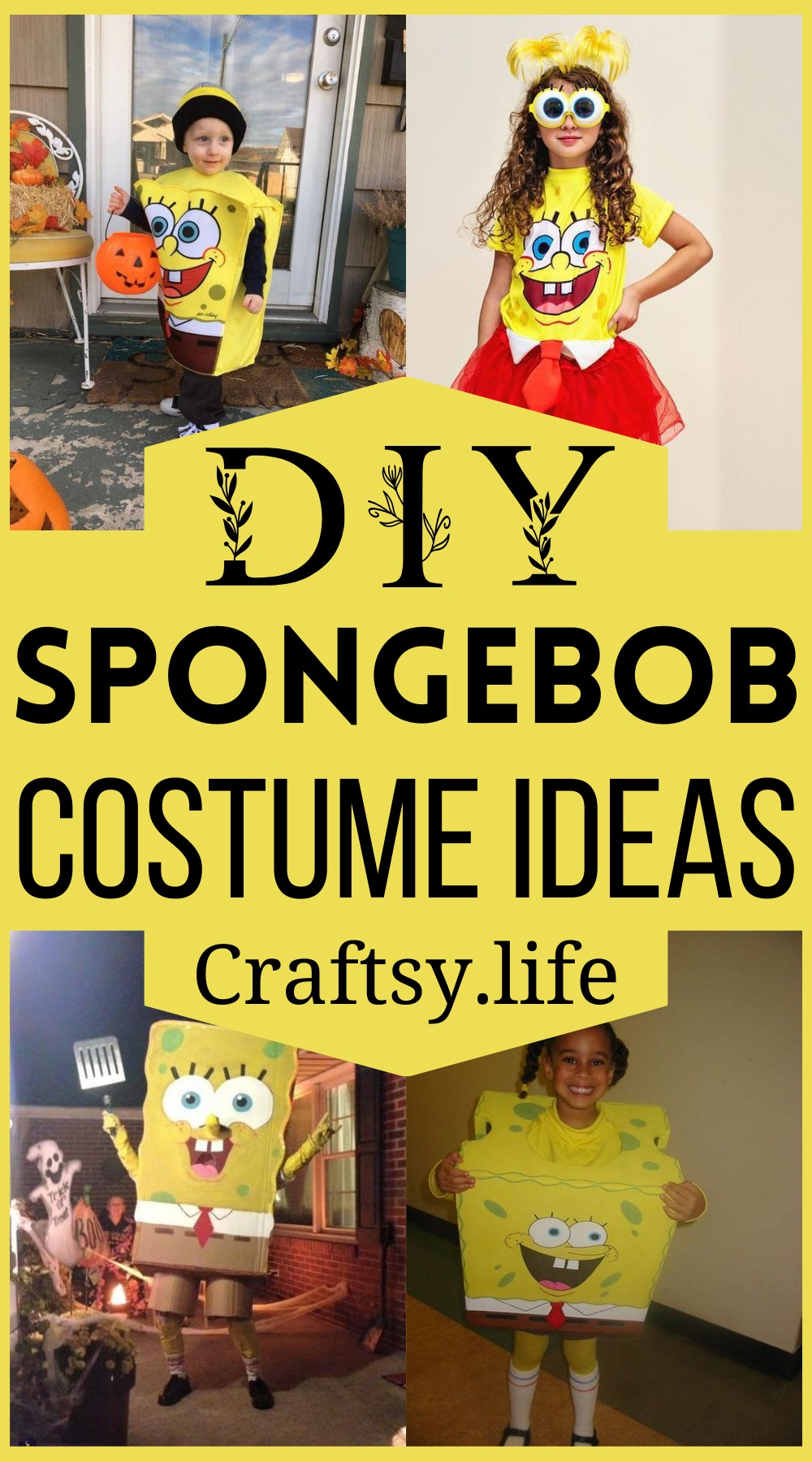DIY Spongebob Costume Ideas