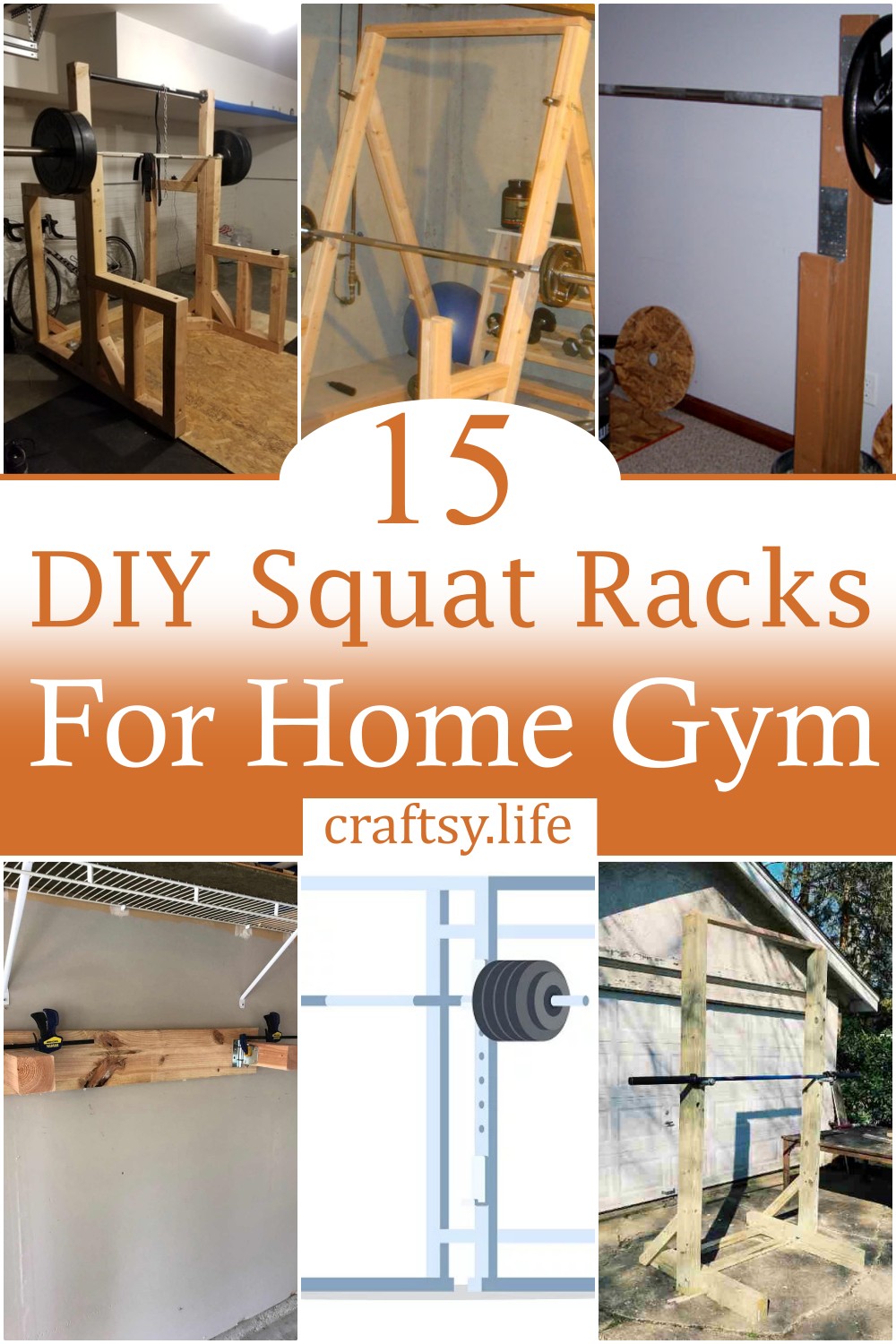 DIY Squat Racks For Home Gym