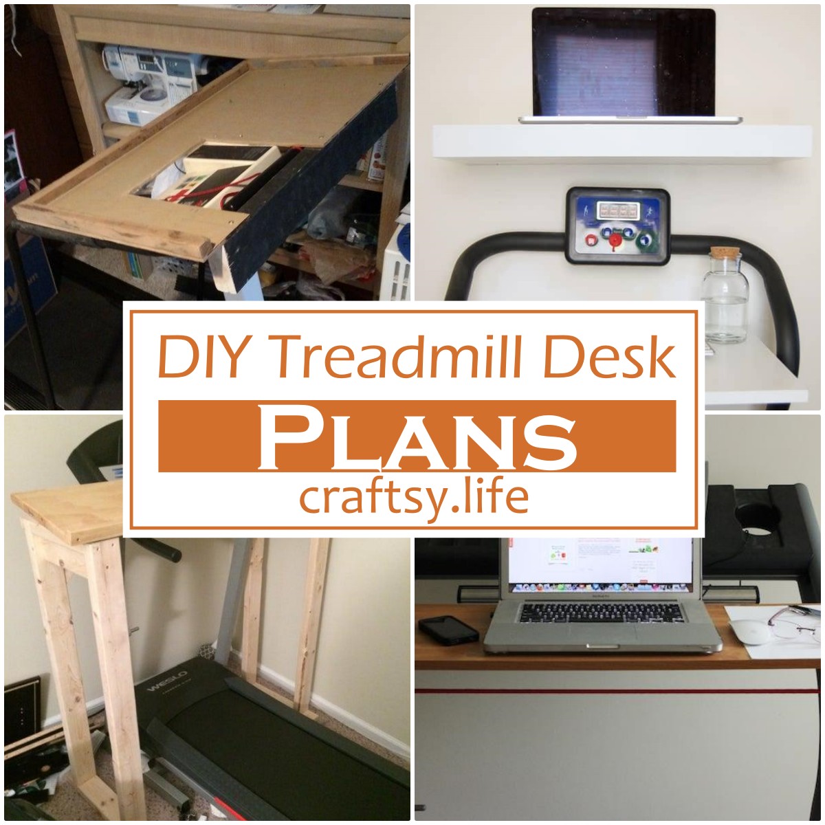 DIY Treadmill Desk Plans 1