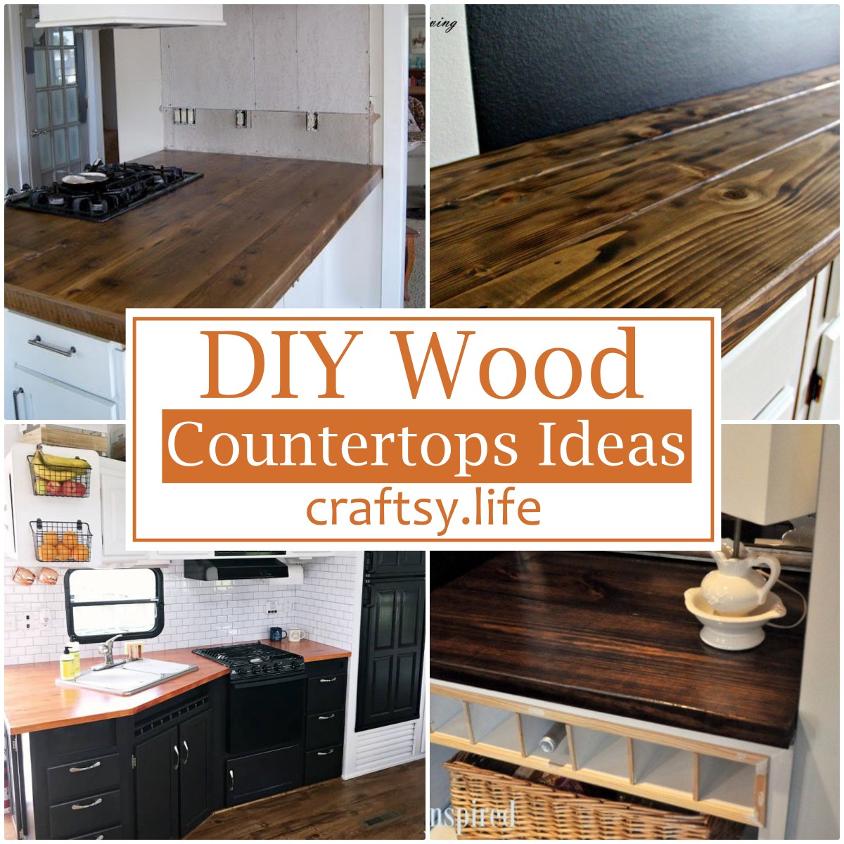 DIY Wood Countertops Ideas