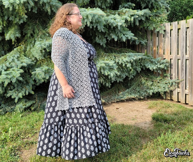 Date Night Lacy Crochet Shawl