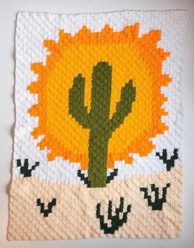 Desert Cactus Throw