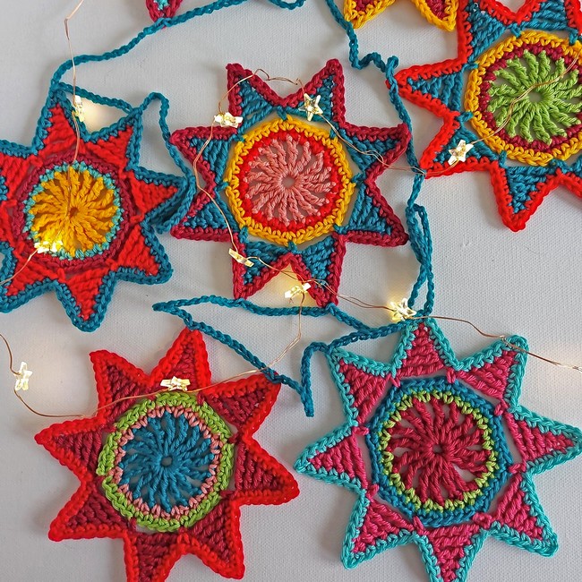 Festive Star bunting 