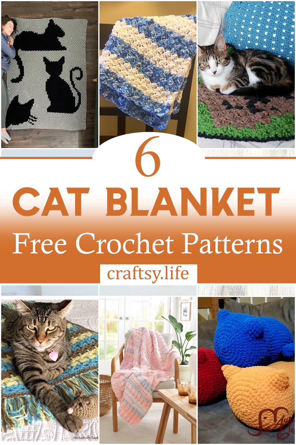 Free Cat Crochet Blanket Patterns 1