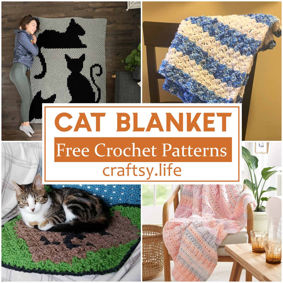 Free Cat Crochet Blanket Patterns