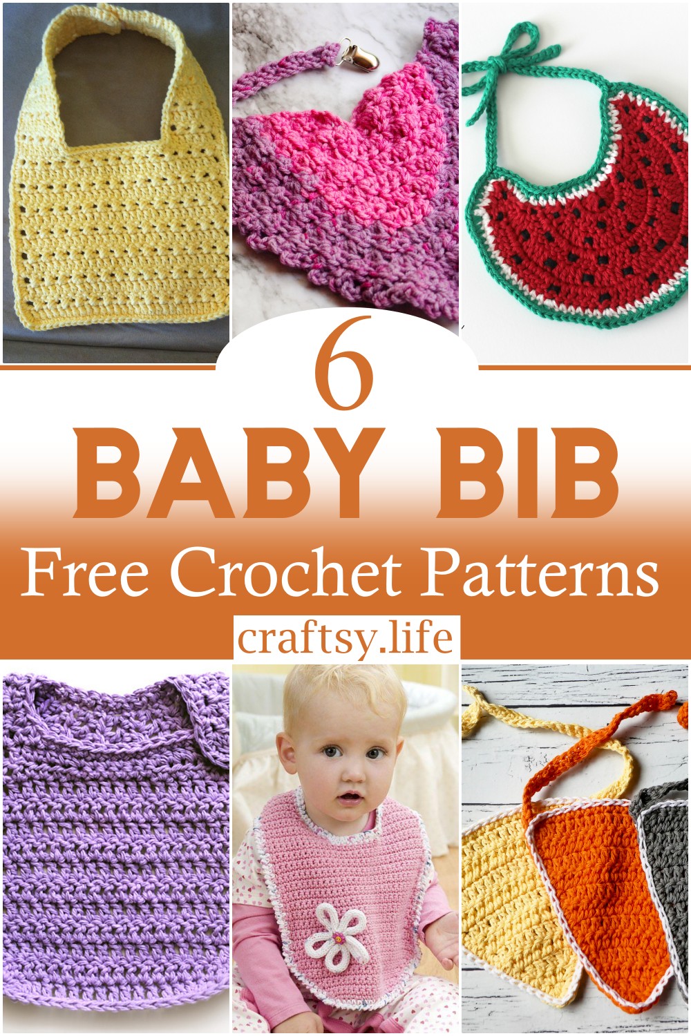 Free Crochet Baby Bib Patterns 1