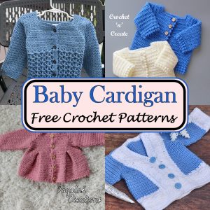 15 Free Crochet Baby Cardigan Patterns - Craftsy