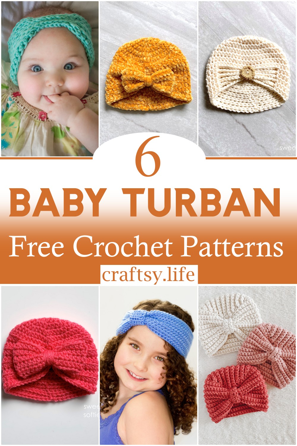 6 Free Crochet Baby Turban Patterns Craftsy