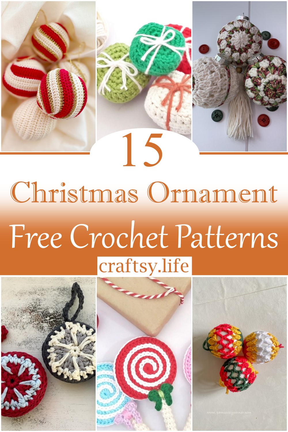Free Crochet Christmas Ornament Patterns 1