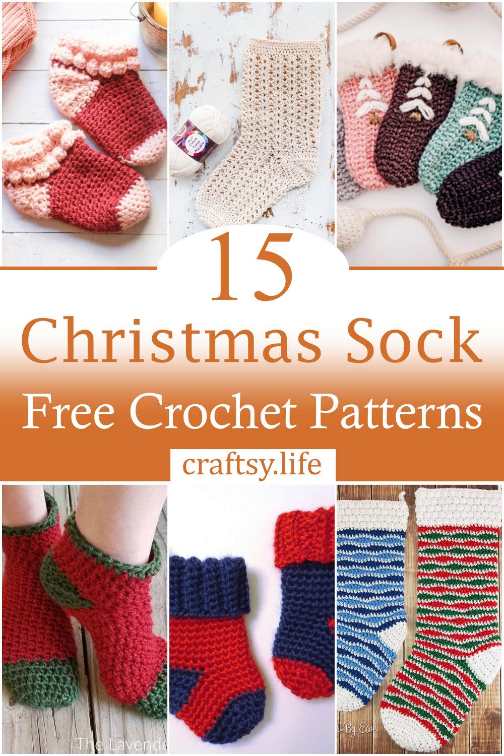 Free Crochet Christmas Sock Patterns 1