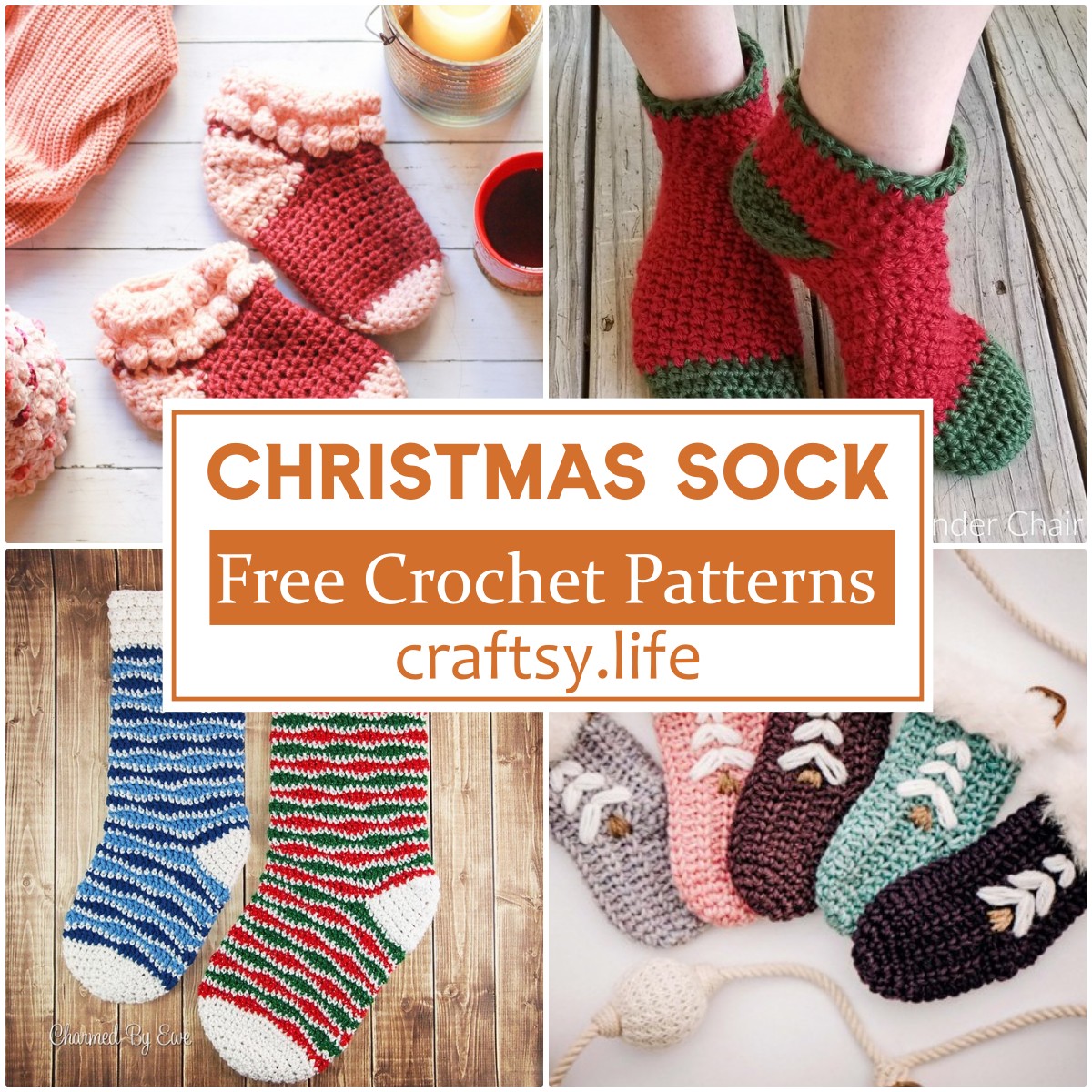Free Crochet Christmas Sock Patterns