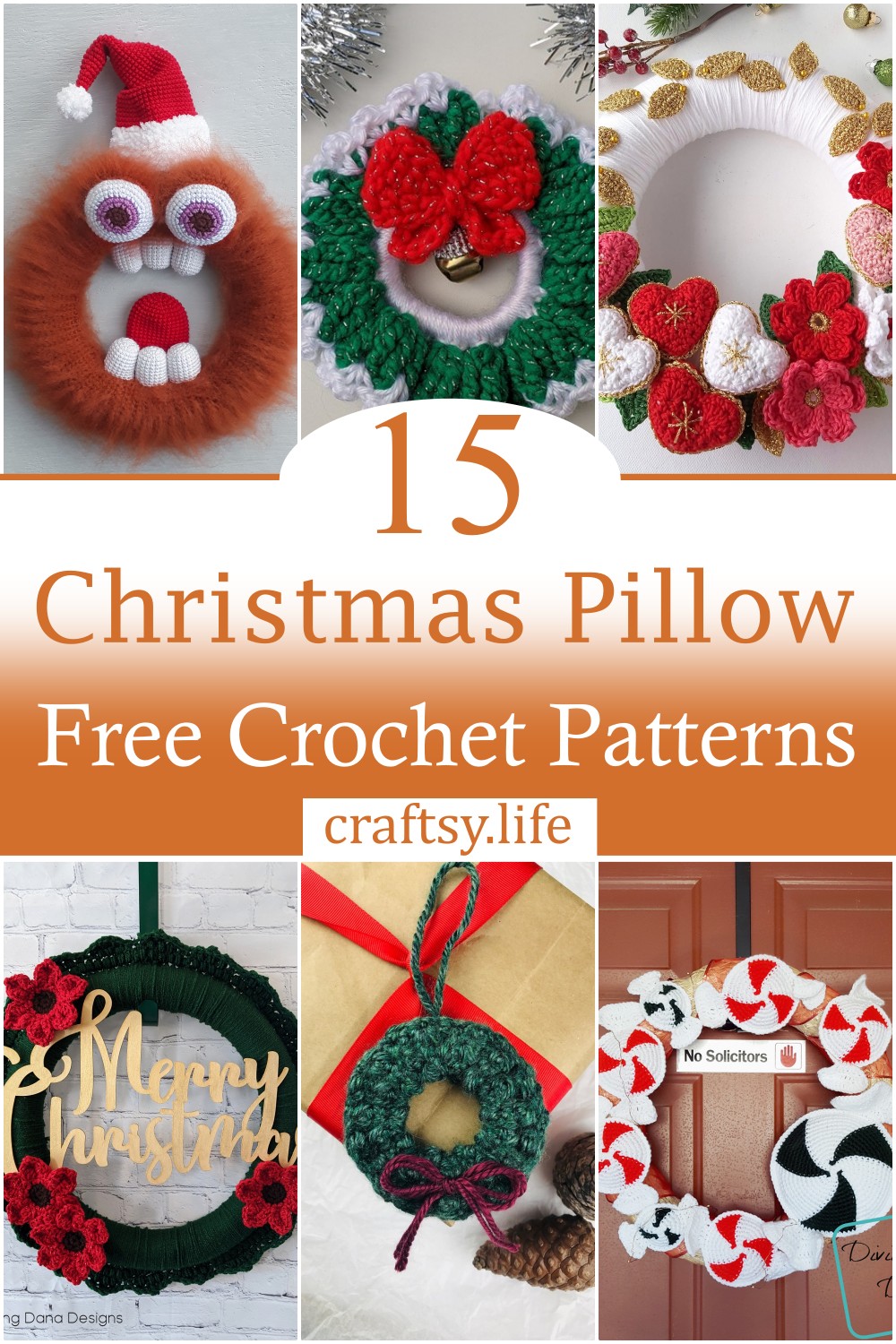 Free Crochet Christmas Wreath Patterns 1