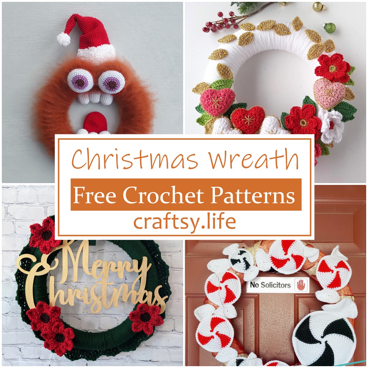 Free Crochet Christmas Wreath Patterns