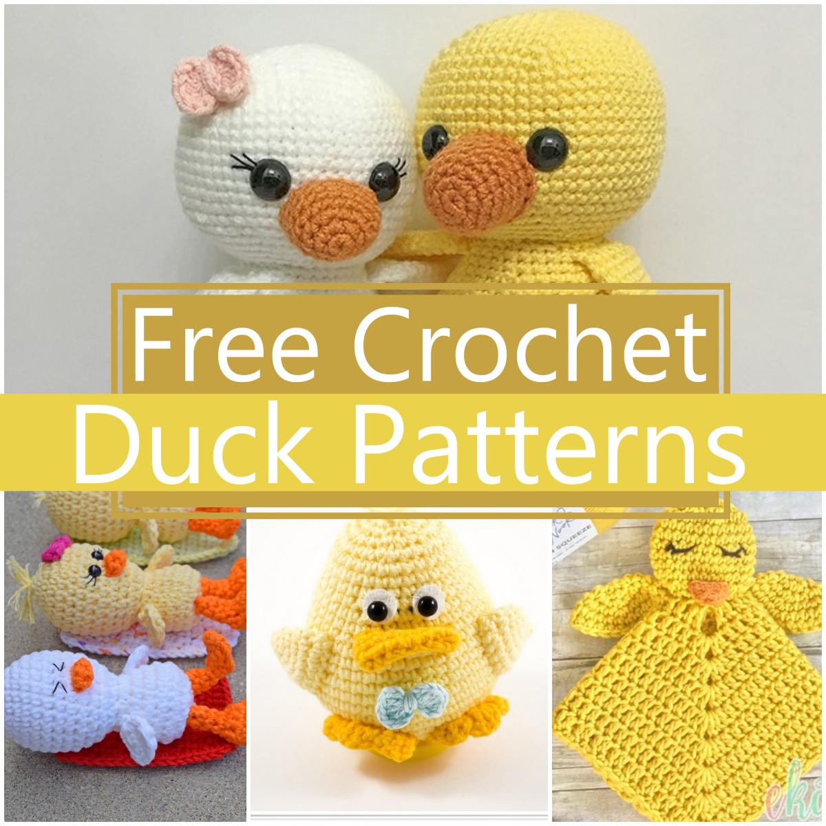 15 Free Duck Crochet Patterns For Kids To Have Fun Craftsy