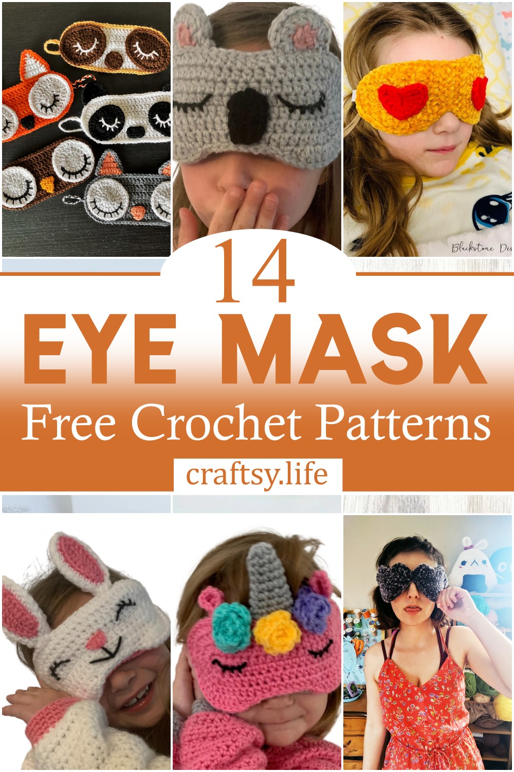 Free Crochet Eye Mask Patterns 1
