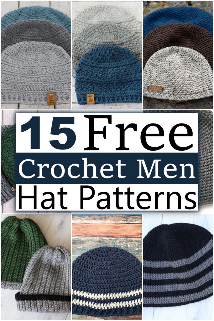 15 Free Crochet Men Hat Patterns For Cold Season Craftsy