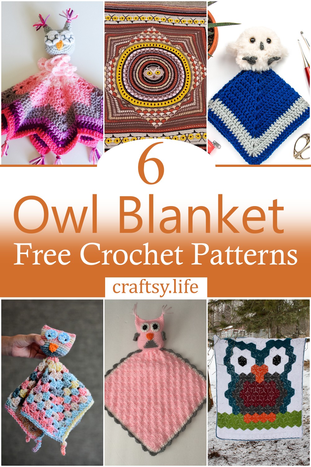 Free Crochet Owl Blanket Patterns 1