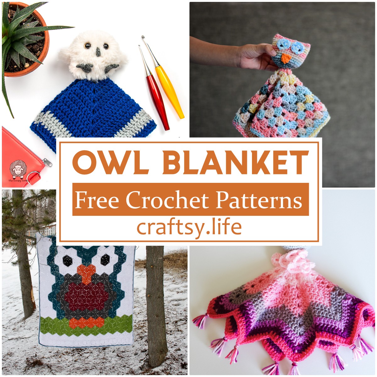 Free Crochet Owl Blanket Patterns