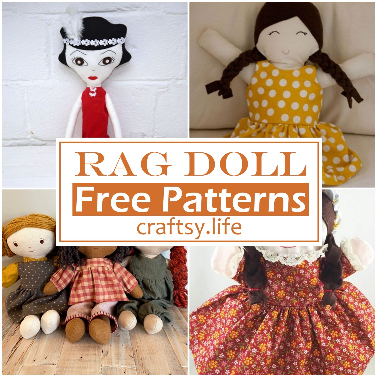 9 Free Rag Doll Patterns For Sewing Experts - Craftsy