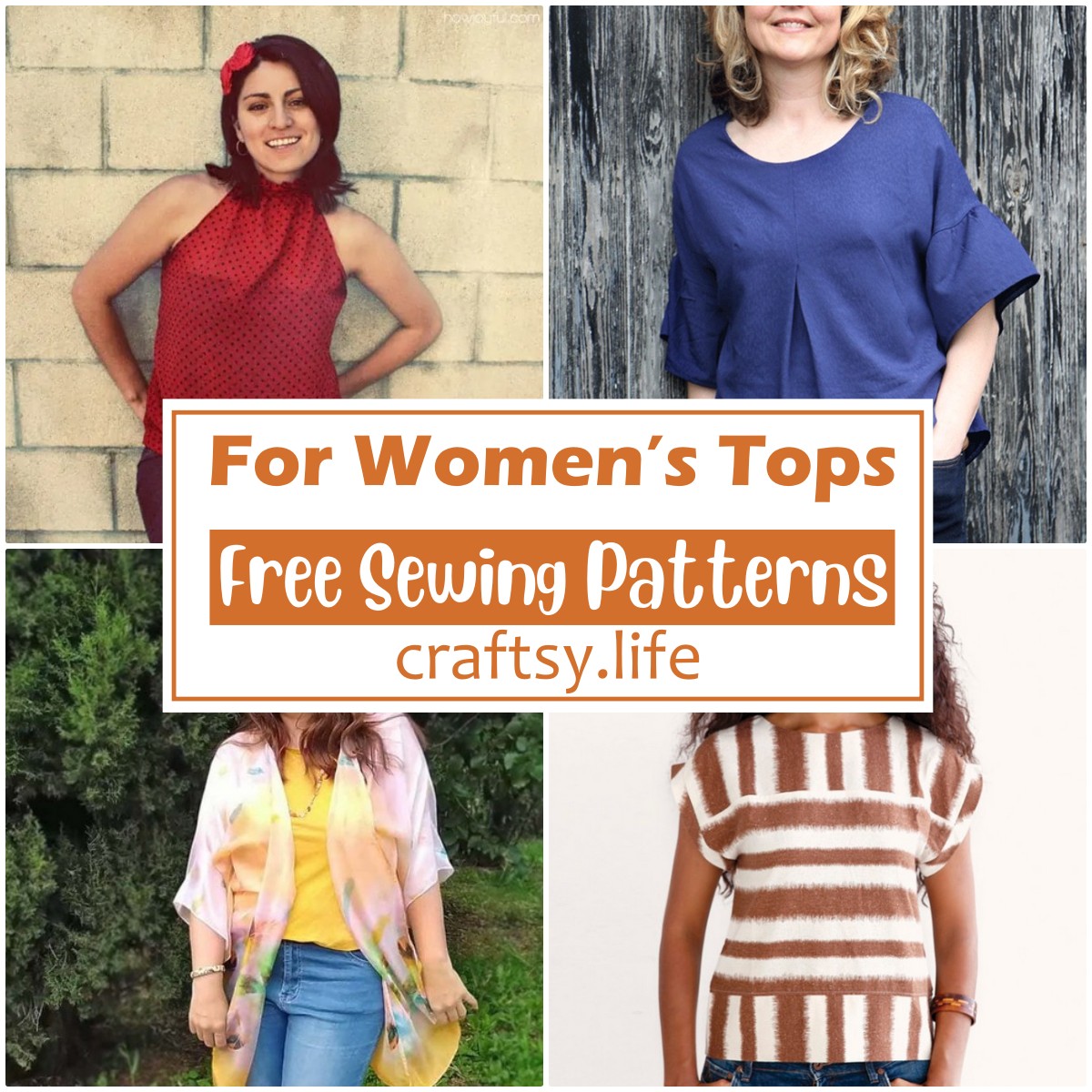 Free Sewing Patterns For Women’s Tops