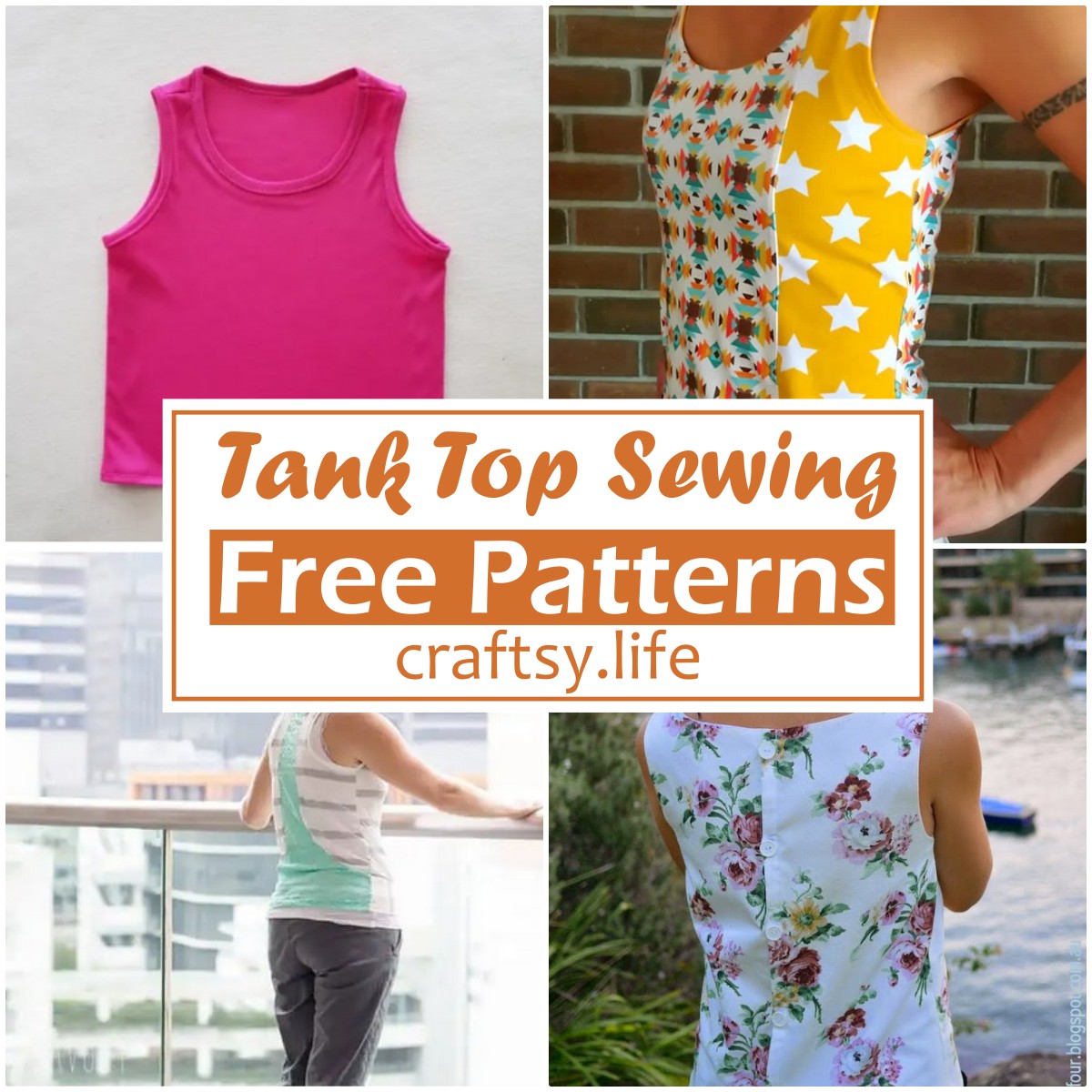 8 Free Tank Top Sewing Patterns - Craftsy