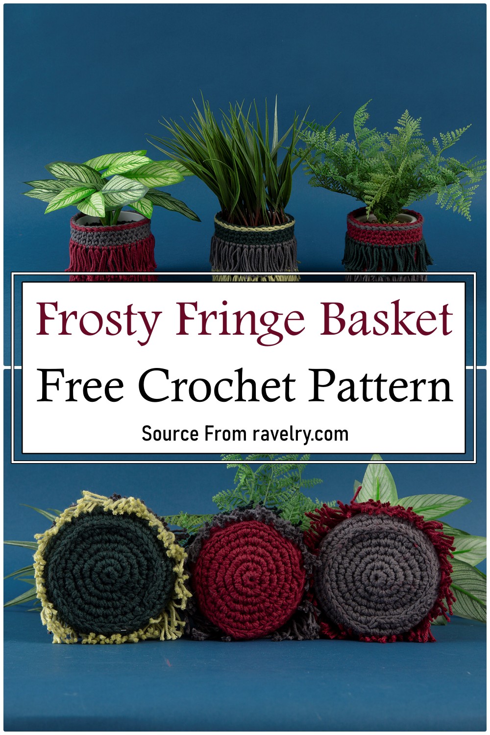 Frosty Fringe Basket