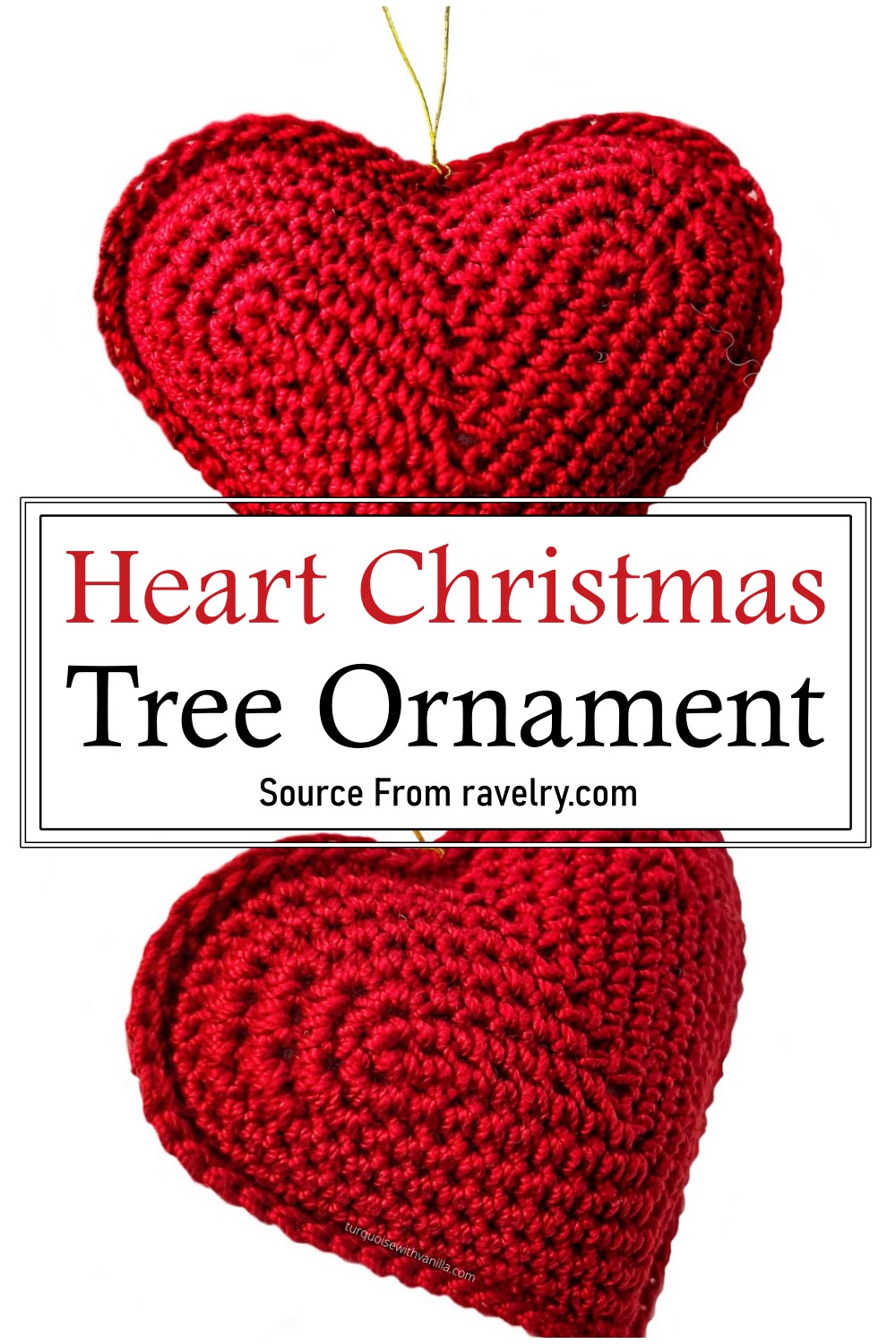 Heart Christmas Tree Ornament