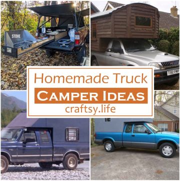 Homemade Truck Camper Ideas 1