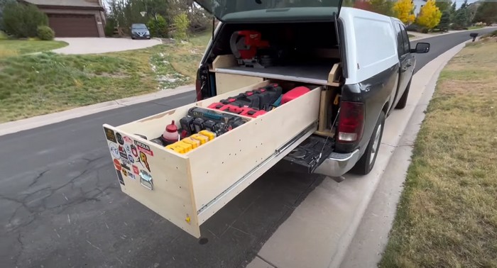 How To Build Truck Drawers With A Slide-out Bed