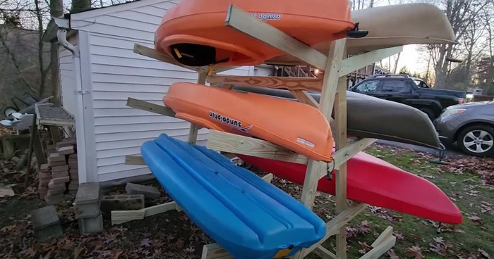 How To Make A Kayak Rack For Cheap