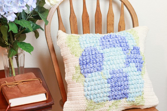 Hydrangea Pillow