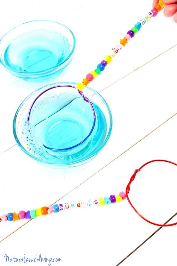 Make DIY Bubble Wands & Homemade Bubbles