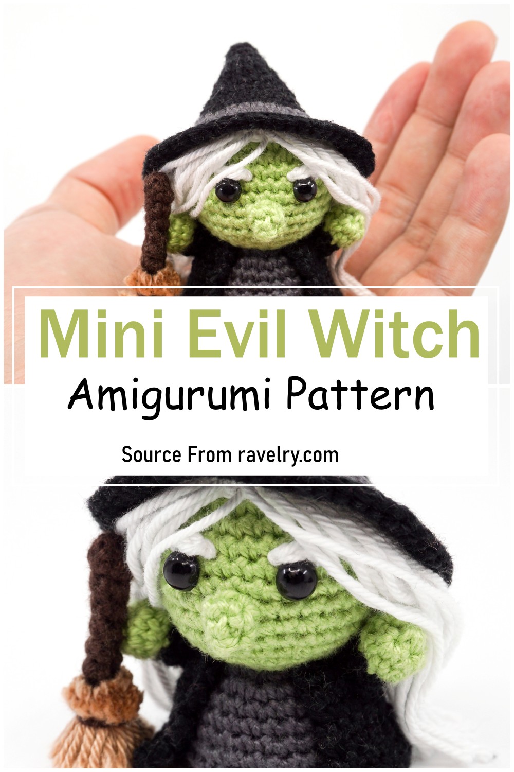 Mini Evil Witch Amigurumi