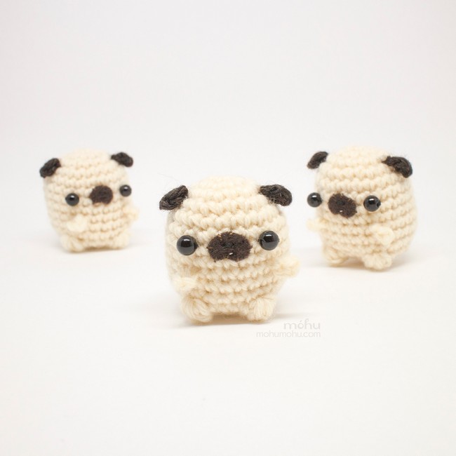 Mini Pug Amigurumi