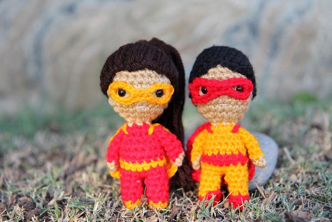 Mini Superhero dolls