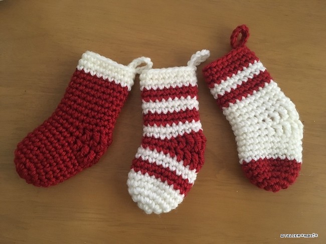 Miniture Christmas Socks
