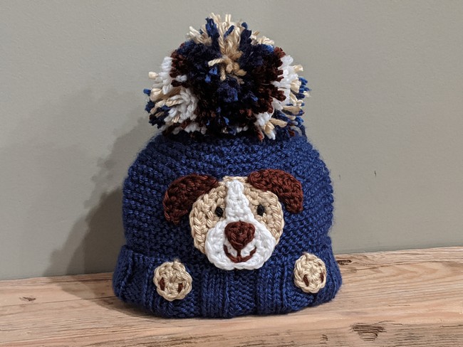Peek-a-boo Puppy Hat