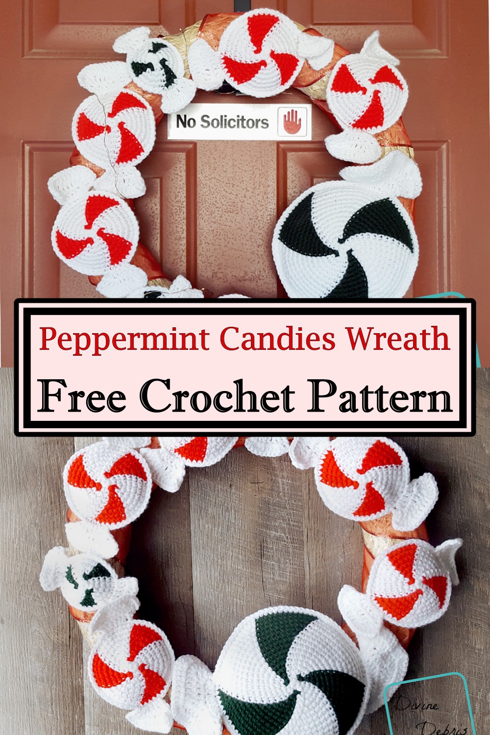 Peppermint Candies Wreath