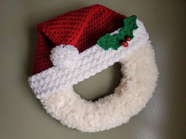 Santa Wreath